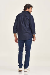 CAMISA REGULAR JEANS BORDADA 29221L