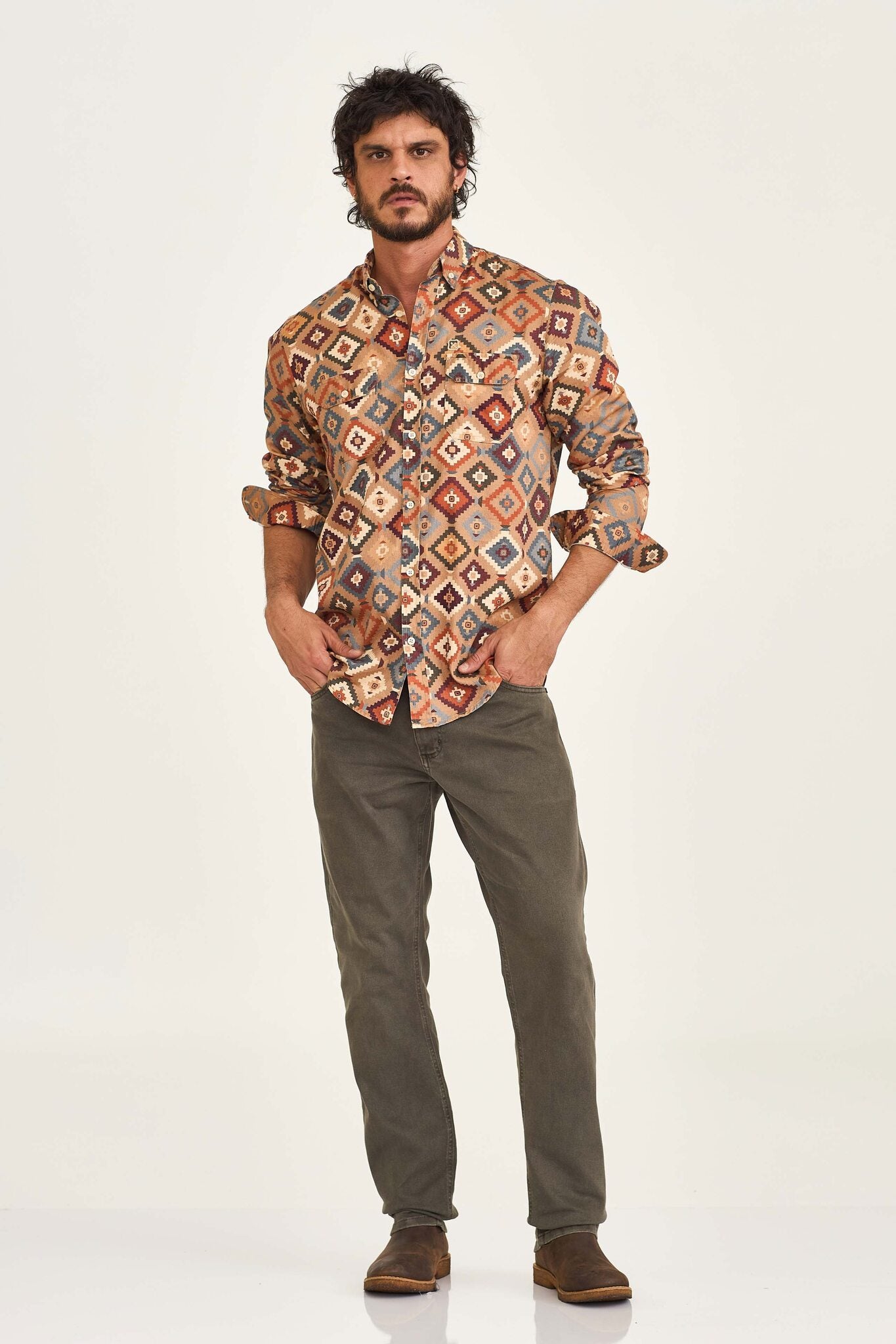 CAMISA REGULAR SARJA 29304L