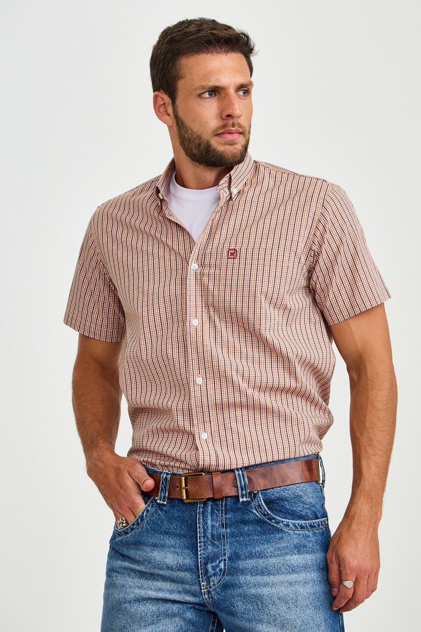CAMISA MC REGULAR TRICOLINE  29496C