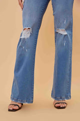 CALCA CUSTOM FLARE DENIM 30145