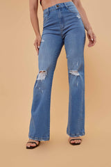 CALCA CUSTOM FLARE DENIM 30145