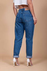 CALCA EXTRA MOM DENIM 30160