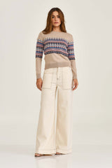 CALCA JEANS WIDE LEG RIGID 30169