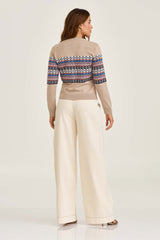 CALCA JEANS WIDE LEG RIGID 30169