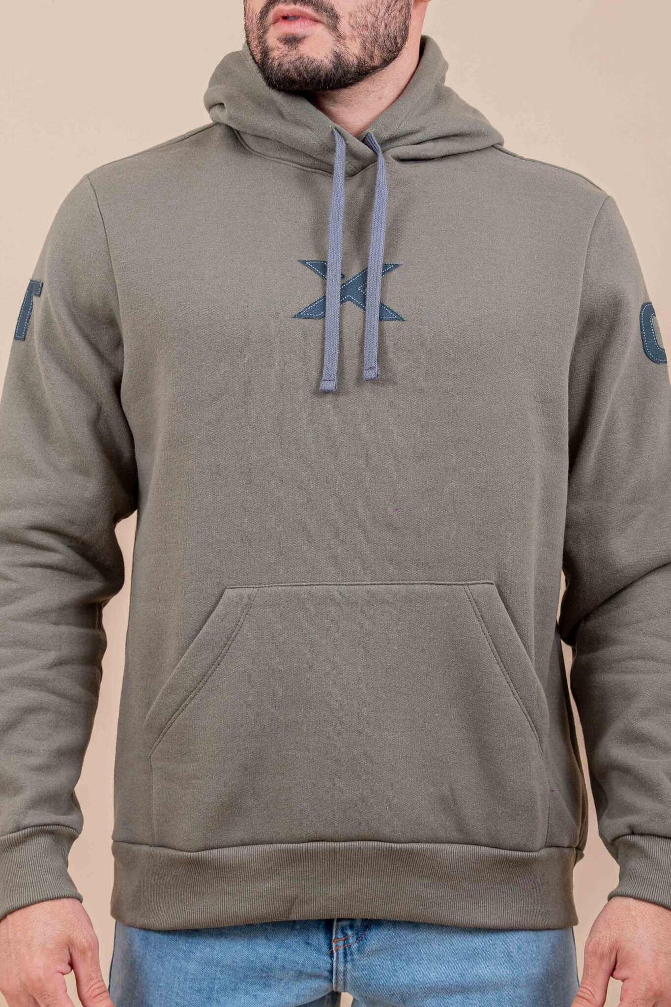 MOLETOM COM CAPUZ BORDADO 3322