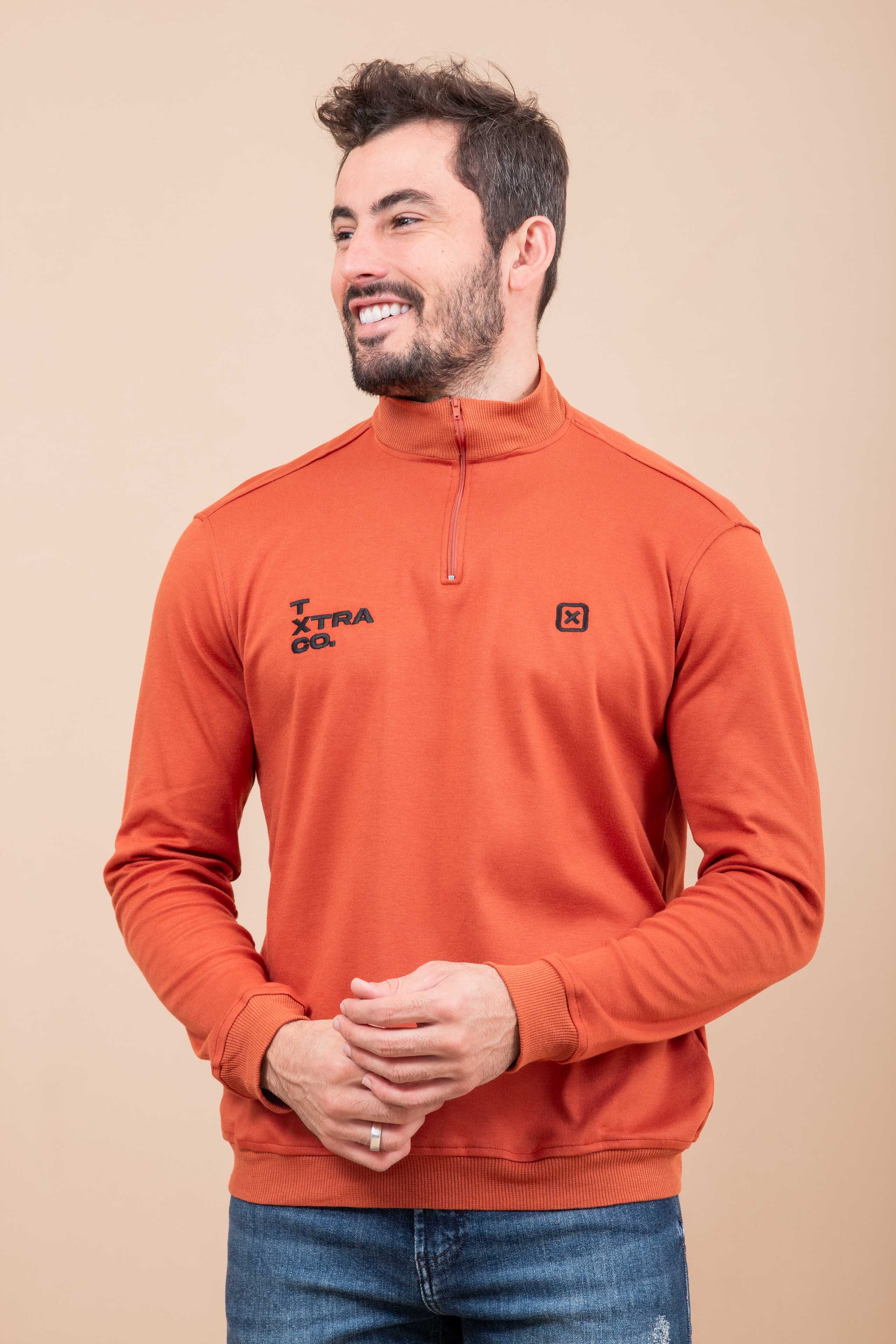 MOLETOM MASCULINO GOLA POLO - 3376