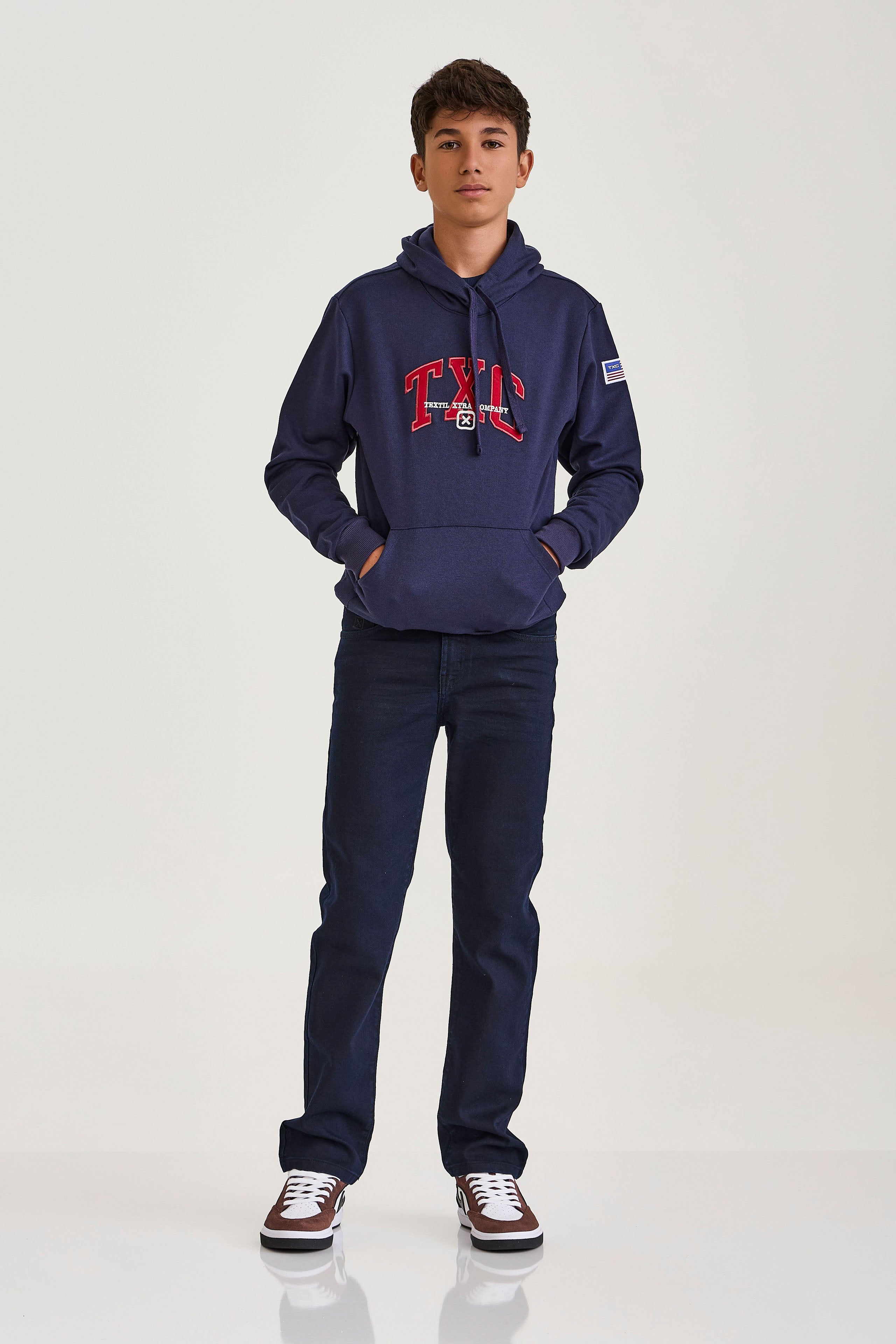 MOLETOM CAPUZ BORDADO 3452i INFANTIL