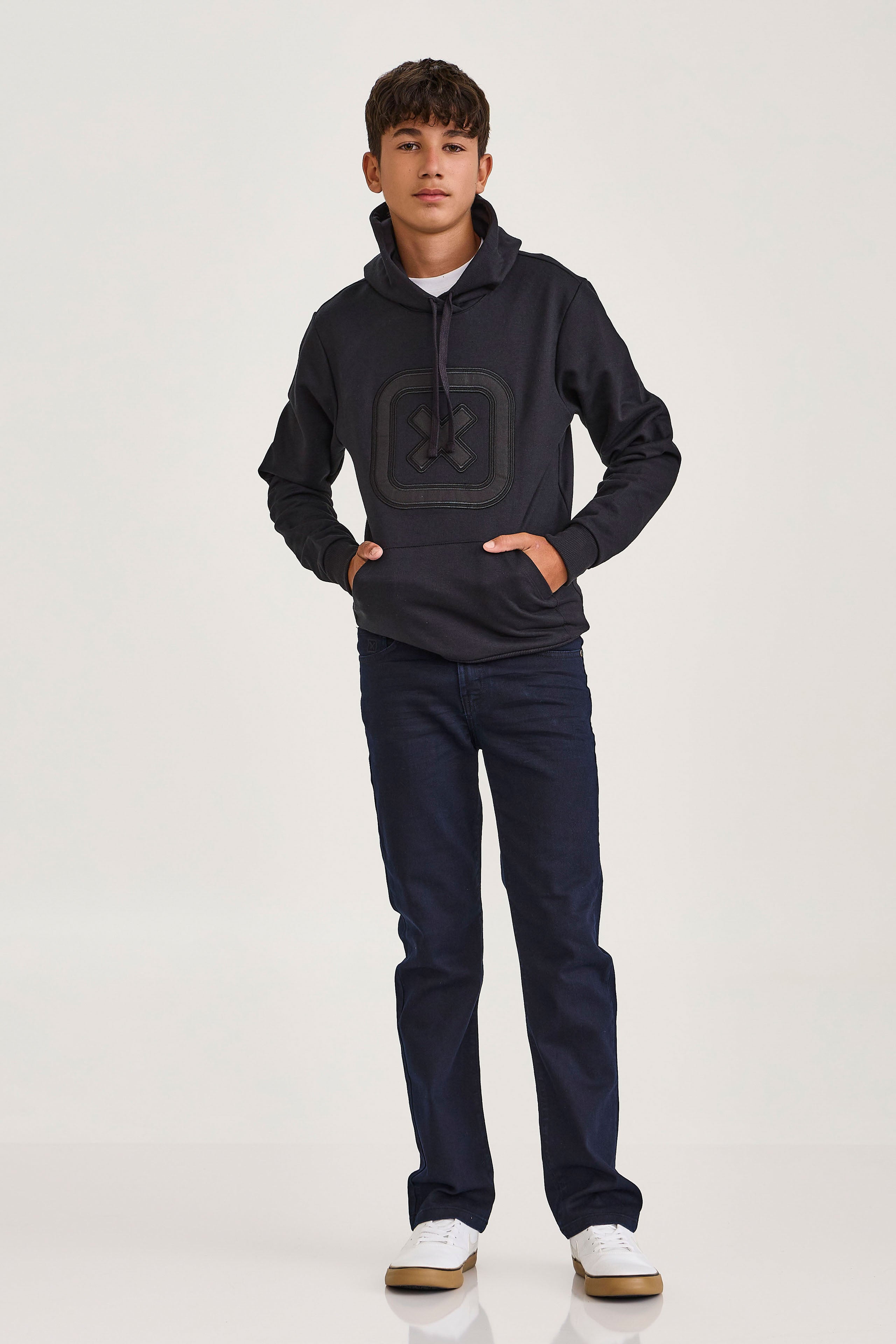 MOLETOM CAPUZ BORDADO 3455i INFANTIL