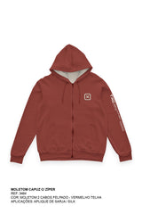MOLETOM CAPUZ BORDADADO 3464