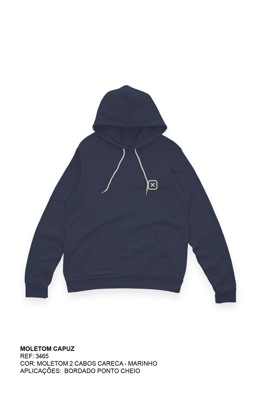 MOLETOM CAPUZ BORDADO 3465