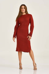 VESTIDO TRICOT CUSTOM BORDADO 40066V