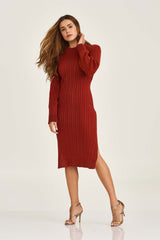 VESTIDO TRICOT CUSTOM BORDADO 40066V