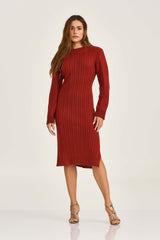 VESTIDO TRICOT CUSTOM BORDADO 40066V