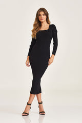 VESTIDO TRICOT CUSTOM BORDADO 40067V