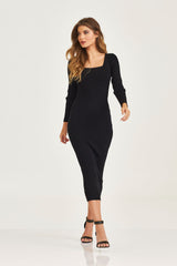 VESTIDO TRICOT CUSTOM BORDADO 40067V