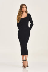 VESTIDO TRICOT CUSTOM BORDADO 40067V