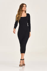 VESTIDO TRICOT CUSTOM BORDADO 40067V