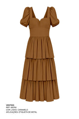 VESTIDO CUSTOM DECOTE APLICADO 40079V