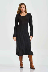 VESTIDO TRICOT CUSTOM MIDI 40089V