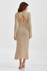 VESTIDO TRICOT CUSTOM MIDI 40089V