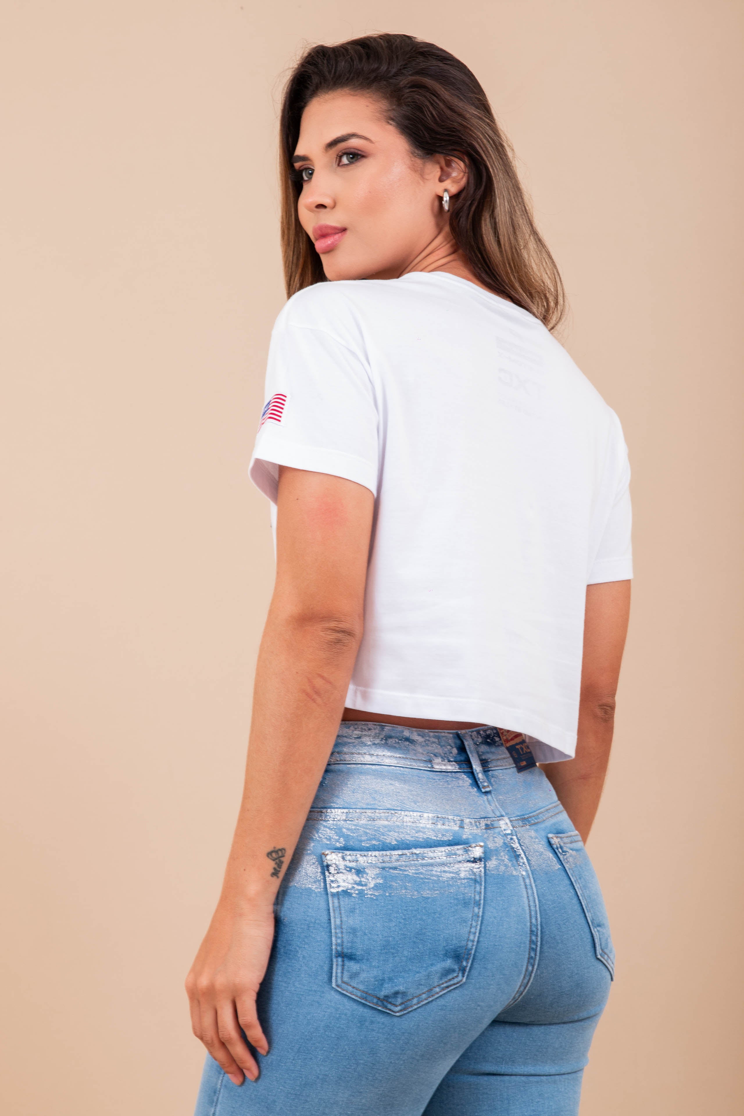 Cropped Essentials Bordado | 50015C