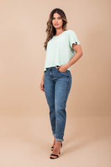 Cropped Feminino Letters - 50139