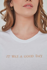 T-shirt Feminina Bordada Good Day TXC - 50193