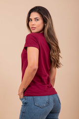 Camiseta Feminina Estampada Slim Fit | 50749