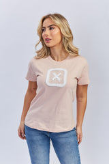 Camiseta Feminina Bordada Slim Fit | 50774