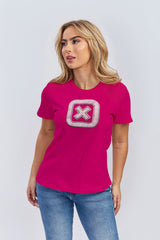 Camiseta Feminina Bordada Slim Fit | 50774