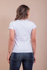 Camiseta Feminina Estampada Slim Fit | 50835