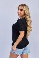 BLUSA CUSTOM APLICADA MC 50869