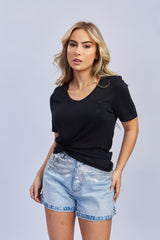 BLUSA CUSTOM APLICADA MC 50869