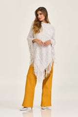 PONCHO TRICOT CUSTOM BORDADO 5091PON