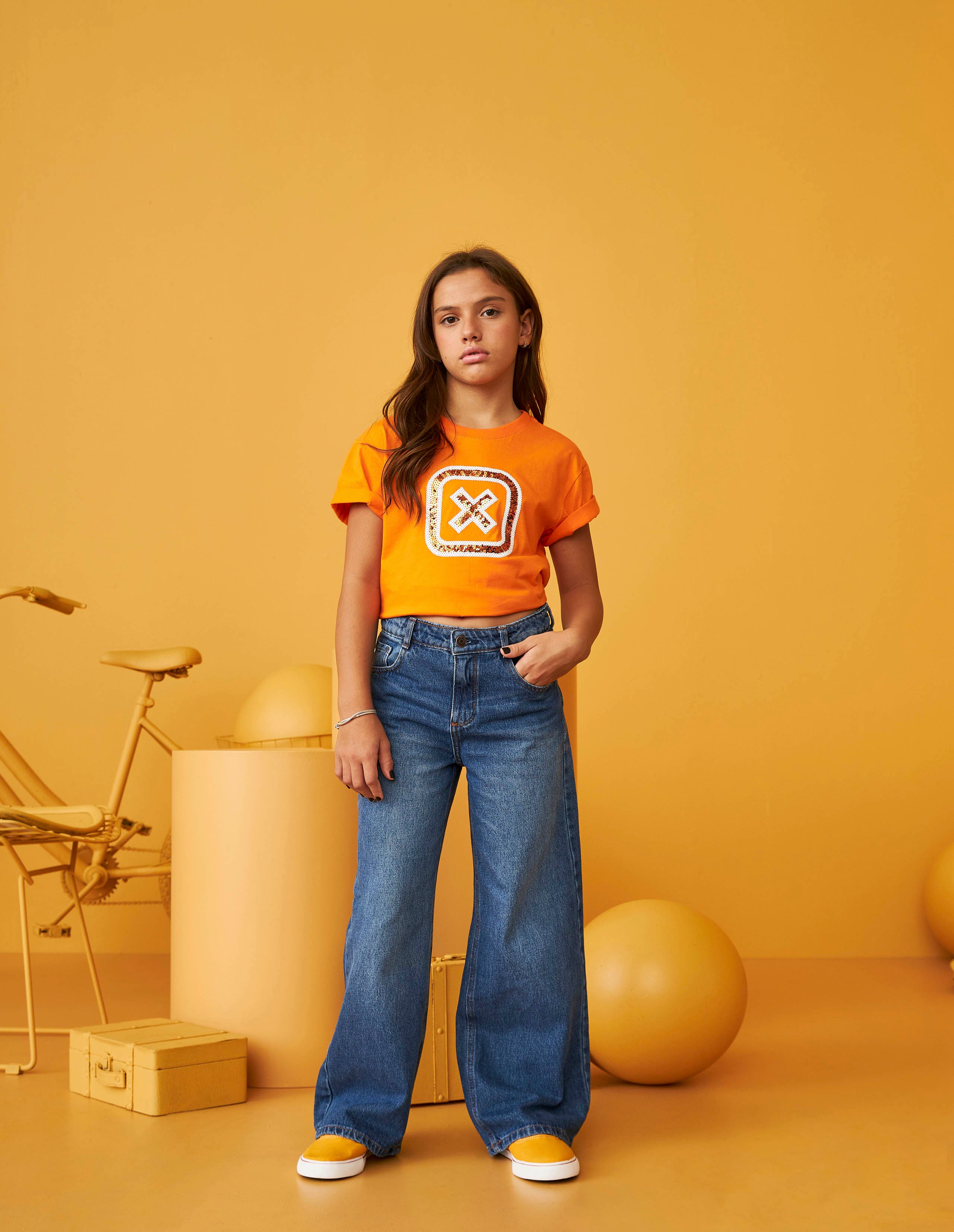 CAMISETA SLIM CUSTOM ESTAMPADA 50951i INFANTIL