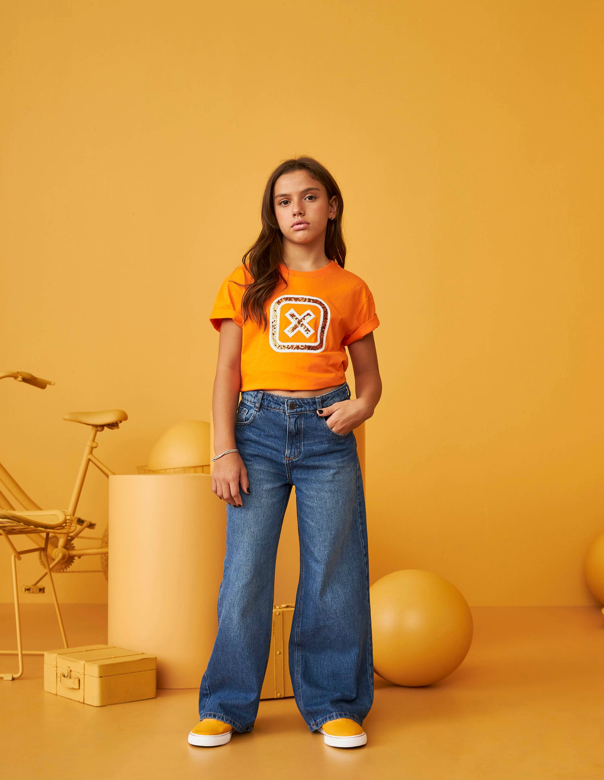 CAMISETA SLIM CUSTOM ESTAMPADA 50951i INFANTIL