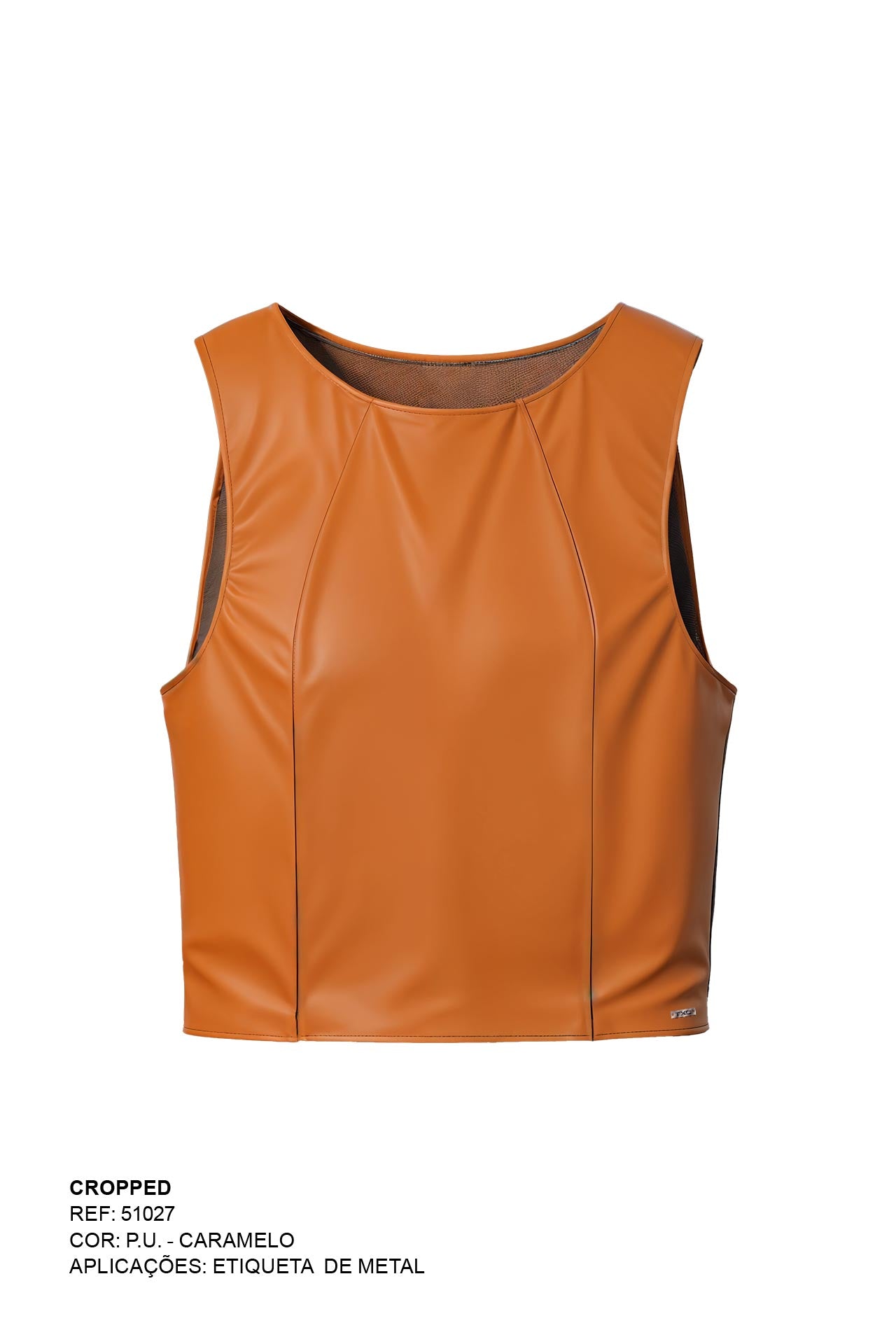 CROPPED GOLA REDONDA  NEOTECH PLAQUINHA 51027