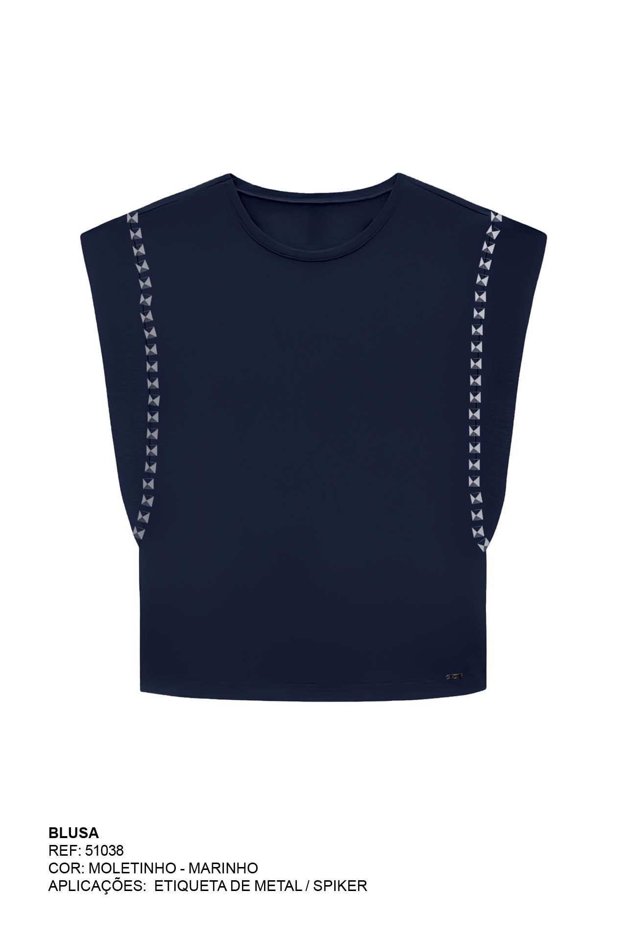 BLUSA MANGA MUSCLE MOLETINHO SKIPER 51038