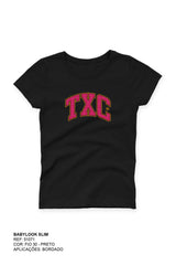 CAMISETA SLIM MEIA MALHA PENTEADA BORDADA 51071i INFANTIL