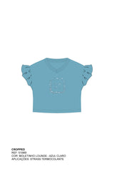 CROPPED GOLA V MOLETINHO STRASS 51090i INFANTIL