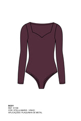 BODY SLIM MALHA COM PLAQUINHA 51109