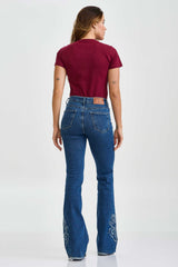 CAMISETA SLIM MEIA MALHA PENTEADA ESTAMPADA 51129