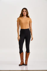 CAMISETA SLIM MEIA MALHA PENTEADA APLICADA 51133