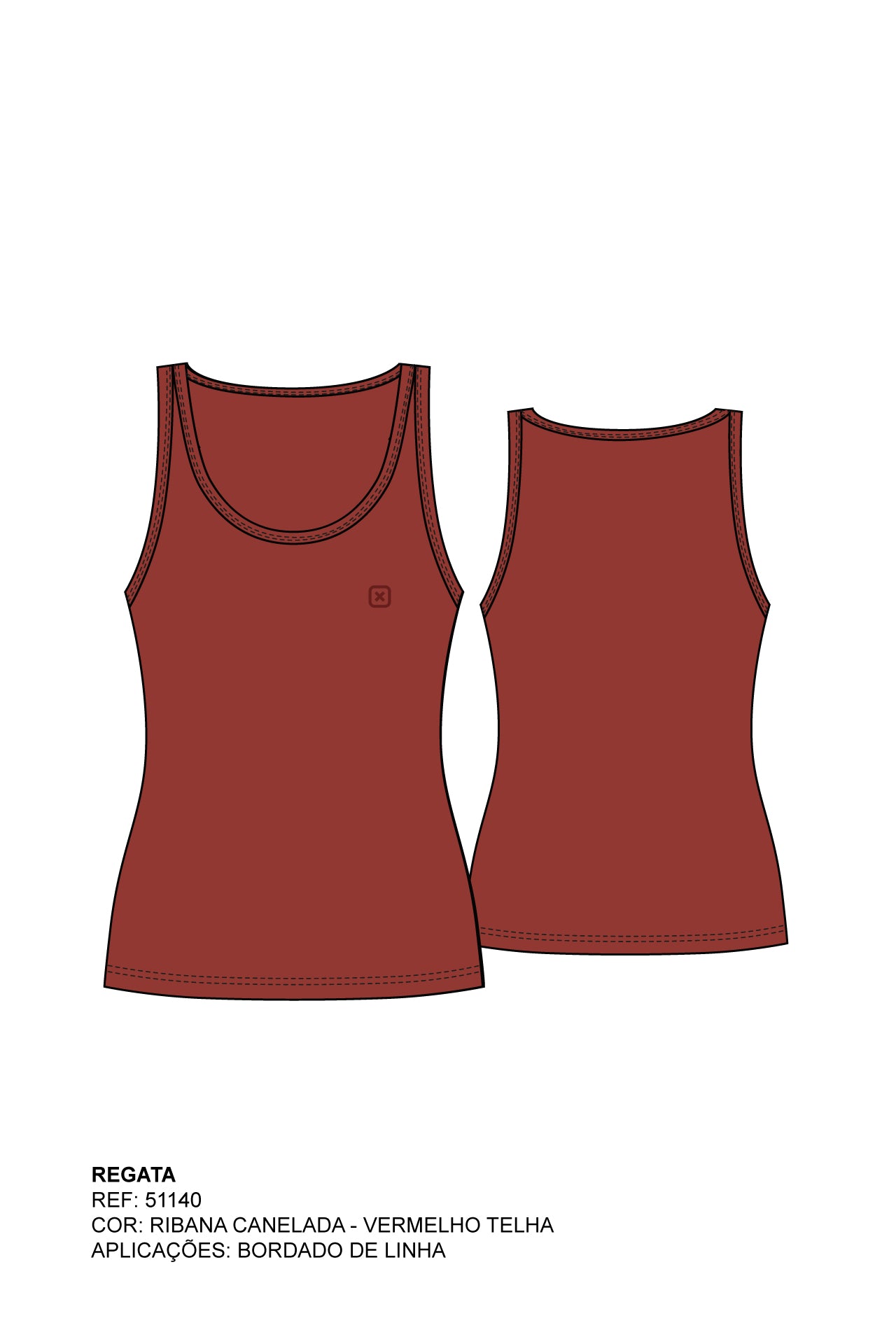 REGATA SLIM CANELADA 51140