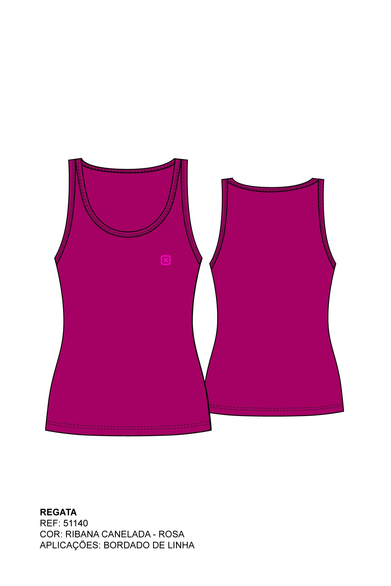 REGATA SLIM CANELADA 51140