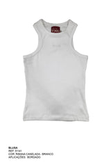 REGATA SLIM MALHA BORDADA 51141i INFANTIL