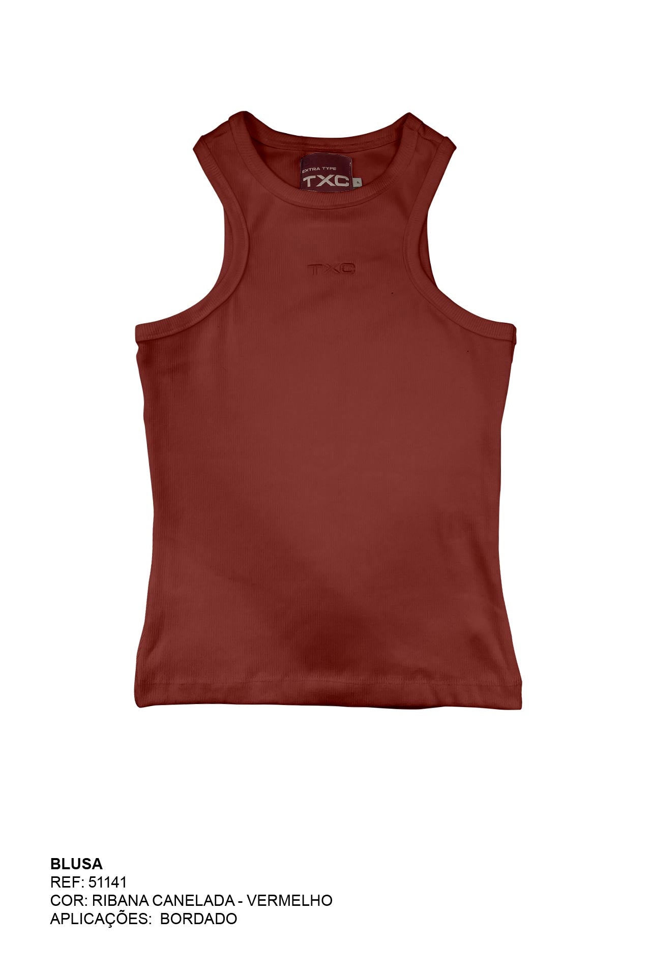 REGATA SLIM MALHA BORDADA 51141i INFANTIL