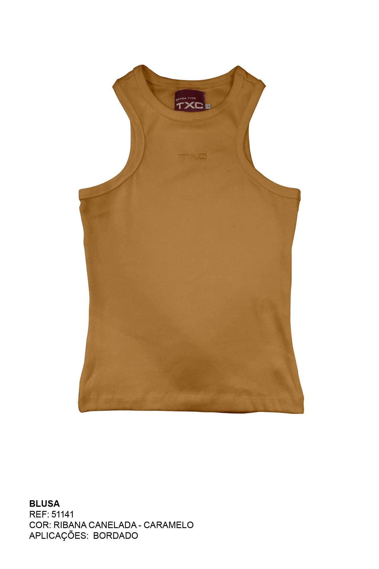 REGATA SLIM MALHA BORDADA 51141i INFANTIL