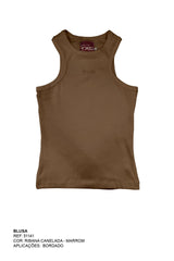 REGATA SLIM MALHA BORDADA 51141i INFANTIL