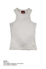 REGATA SLIM MALHA BORDADA 51141i INFANTIL